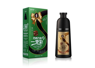 Jinzhutang - Chocolate color shampoo-black