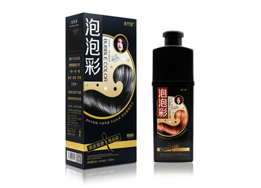 Jinzhutang - Bubble color hair shampoo-Black